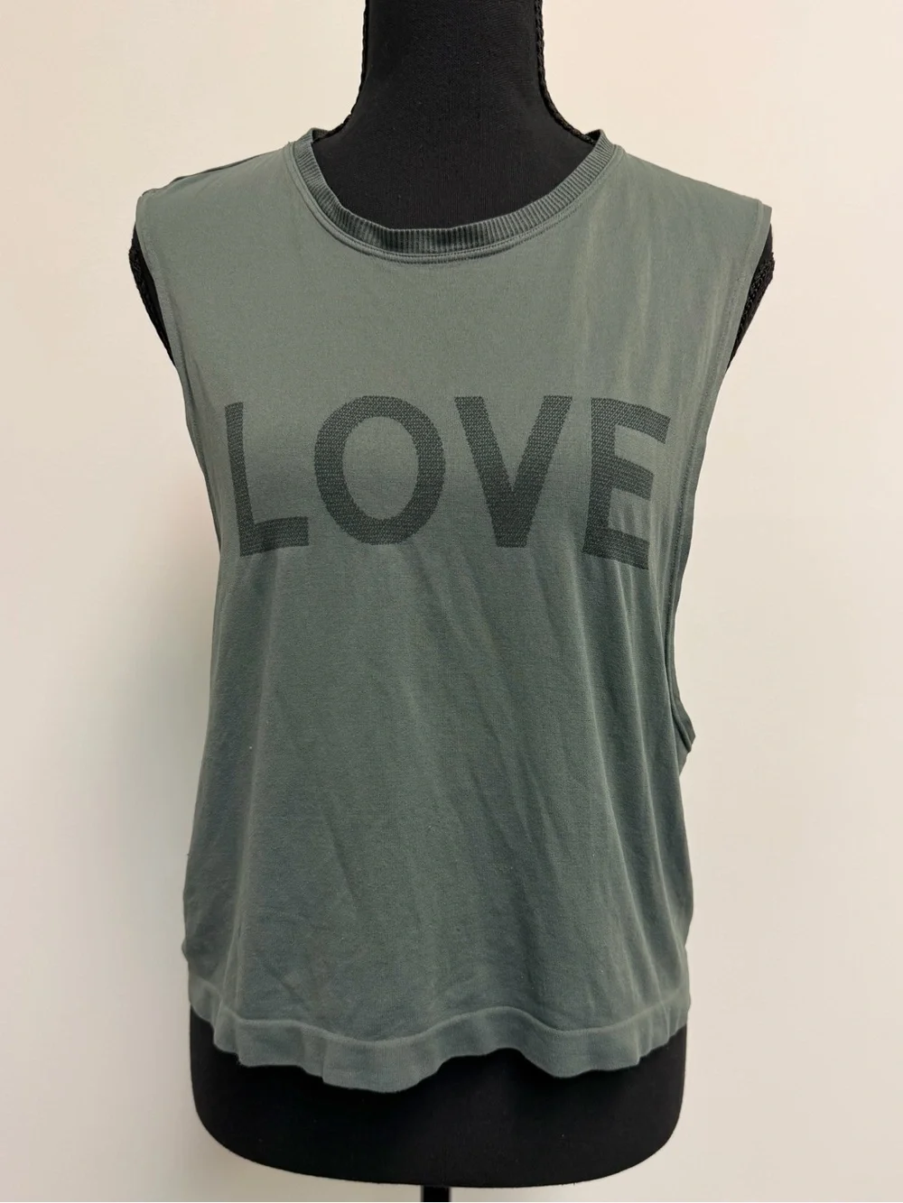 Spiritual Gangster LOVE Sleeveless Tank - Olive Green